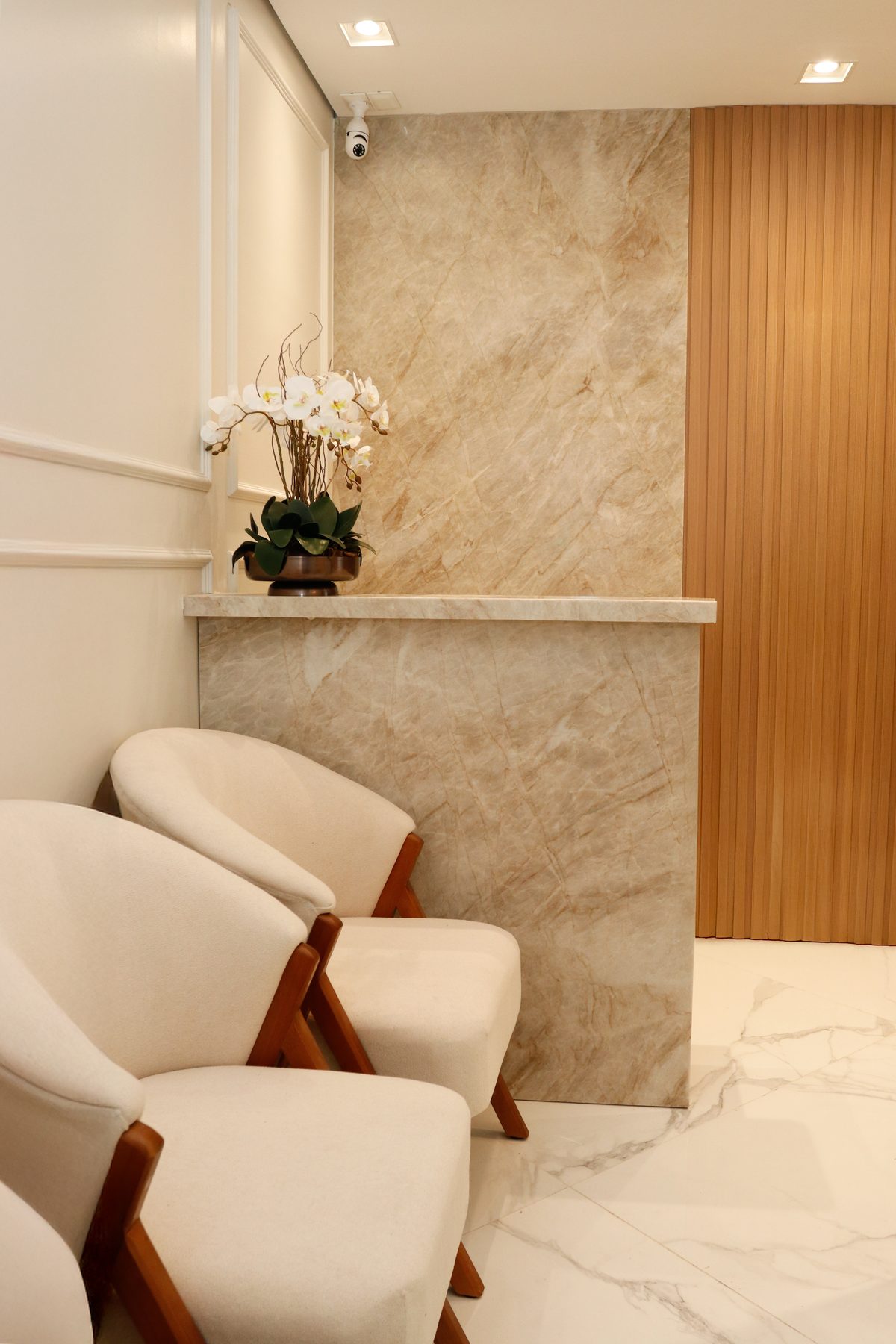 Recepção consultório Monteiro Odontologia Ipiranga